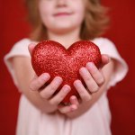Escenario de San Valentín para escolares