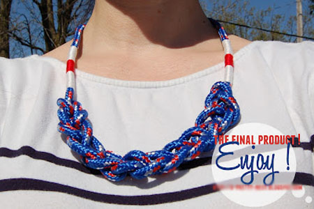 Gran collar de cuerda de seguridad