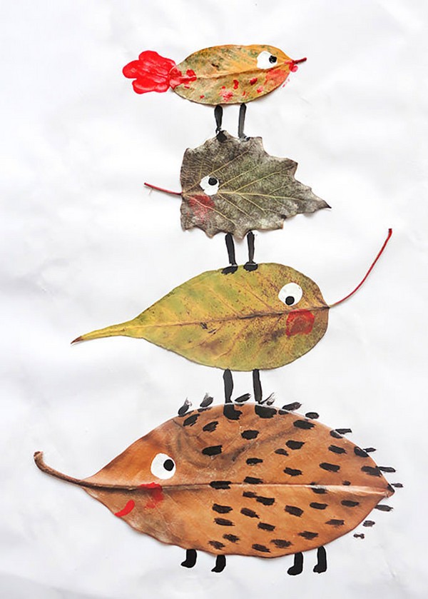 Apliques de otoño para jardín de infantes y 1-2 clases de colegio, clases magistrales con fotografía y video