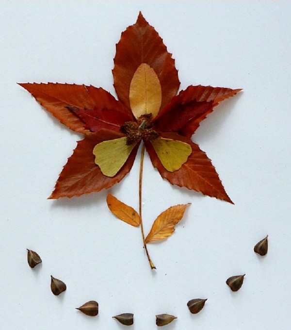 Apliques de otoño para jardín de infantes y 1-2 clases de colegio, clases magistrales con fotografía y video