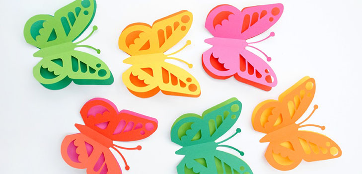 Hacemos una mariposa del papel con nuestras propias manos Hacemos una mariposa del papel con nuestras propias manos