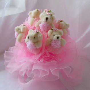 Cómo hacer un ramo de peluches