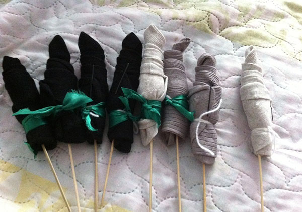 Cómo hacer un ramo de calcetines para hombres