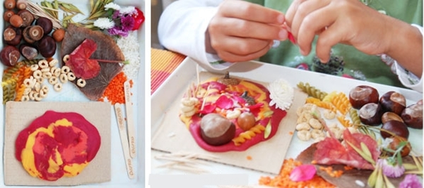 Gifts of Autumn: Collage de otoño con tus propias manos