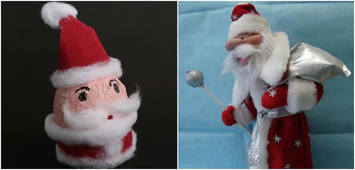 El abuelo Frost con sus propias manos para el nuevo año 2017: clases magistrales paso a paso de materiales improvisados, botellas de plástico, gafas, fotos y videos