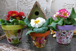 Decoupage de macetas