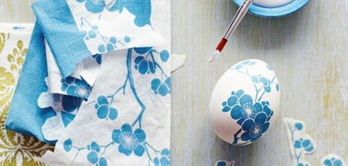 Decoupage de huevos de Pascua Decoupage de huevos de Pascua