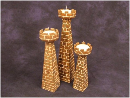 Hacemos candelabros con nuestras propias manos