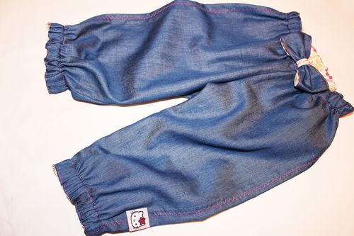 Jeans para niñas, clase magistral paso a paso. Jeans de verano para niñas con sus propias manos