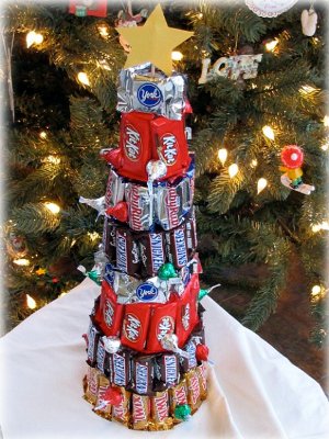 Árbol de Navidad de dulces