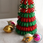 Árbol de Navidad de cintas