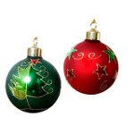 Bolas de Navidad con sus propias manos