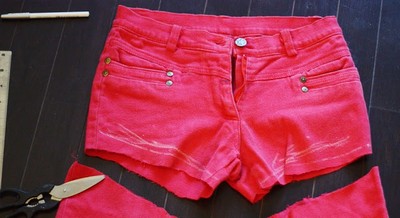 Cómo hacer jeans con pantalones cortos