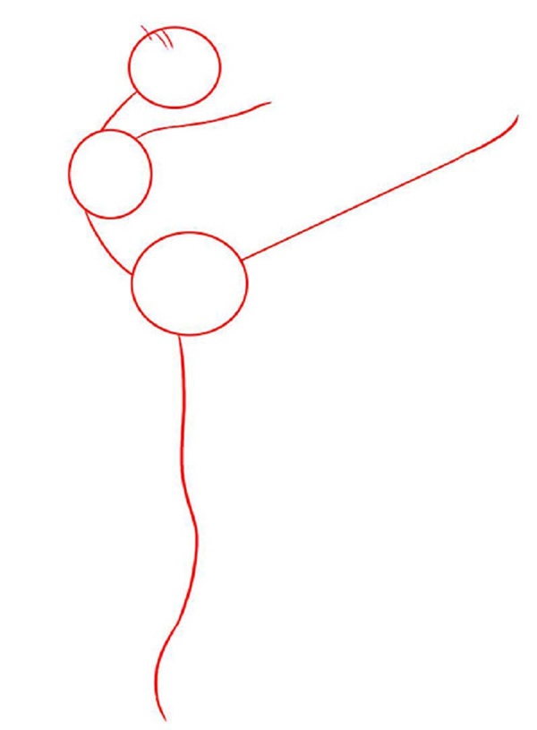 Cómo dibujar una bailarina fácil y simplemente