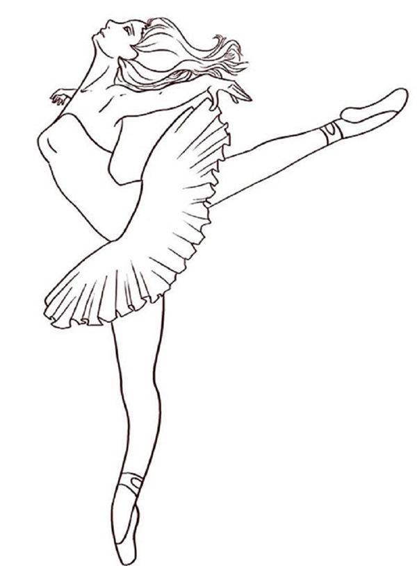 Cómo dibujar una bailarina fácil y simplemente