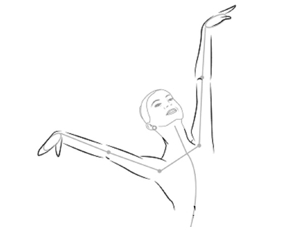Cómo dibujar una bailarina fácil y simplemente