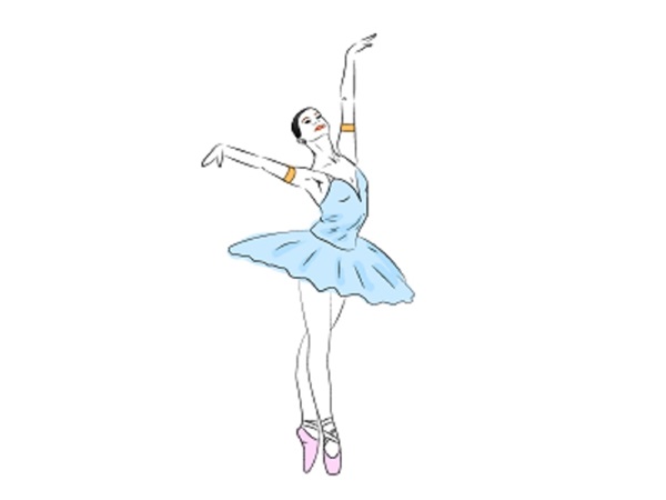 Cómo dibujar una bailarina fácil y simplemente
