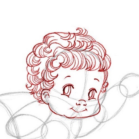 Cómo dibujar Cupido