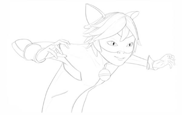 Cómo dibujar Lady Bug y Super Cat