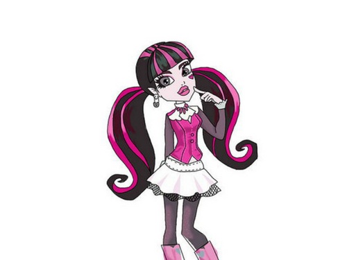 Cómo dibujar "Monster High" Claudine Wulf 13 deseos? Cómo dibujar Claudine Woolf de la "Monster High" en etapas?