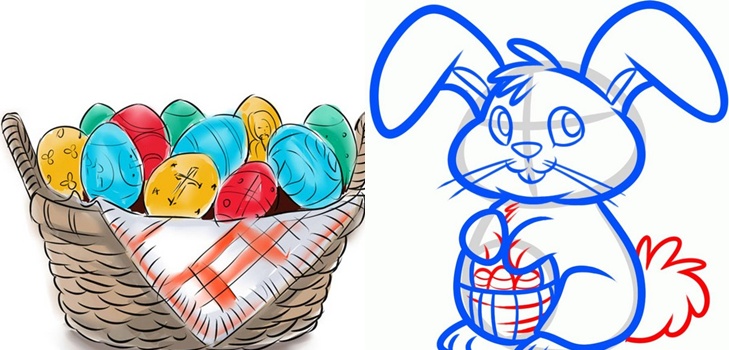 Cómo dibujar Pascua - clases magistrales paso a paso sobre el dibujo de los patrones de Pascua (con foto)