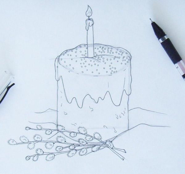 Cómo dibujar Pascua - clases magistrales paso a paso sobre el dibujo de los patrones de Pascua (con foto)