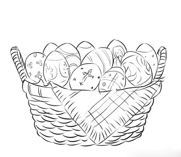 Cómo dibujar Pascua - clases magistrales paso a paso sobre el dibujo de los patrones de Pascua (con foto)