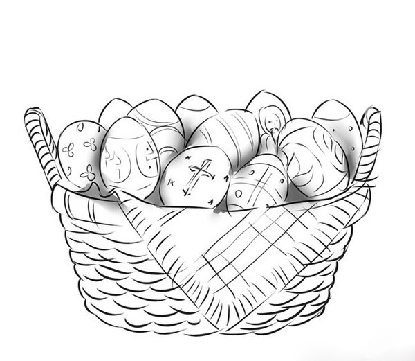 Cómo dibujar Pascua - clases magistrales paso a paso sobre el dibujo de los patrones de Pascua (con foto)