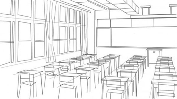 Cómo dibujar una escuela, maestros