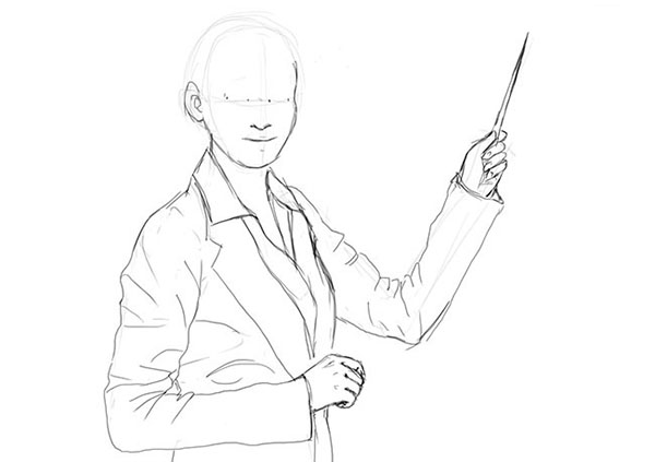 Cómo dibujar una escuela, maestros