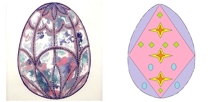 Cómo dibujar un huevo para Pascua