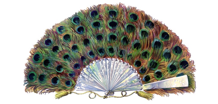 Fabuloso pavo real hecho de papel de colores