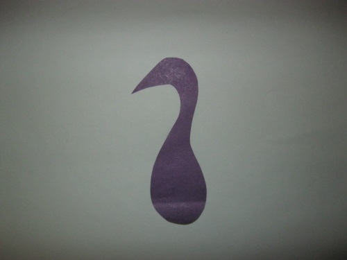 Fabuloso pavo real hecho de papel de colores