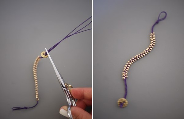 Cómo hacer un brazalete de perlas para principiantes