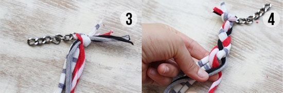 Cómo hacer un brazalete de una tela con tus propias manos