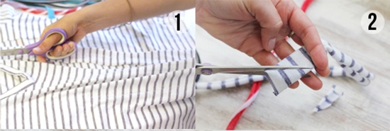 Cómo hacer un brazalete de una tela con tus propias manos