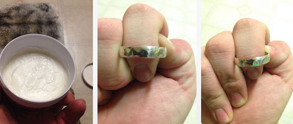  Limpiar y lavar el anillo