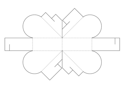 Cómo hacer una caja con forma de corazón