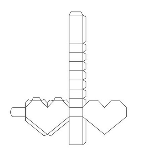 Cómo hacer una caja en forma de corazón con sus propias manos, una clase magistral paso a paso con una foto