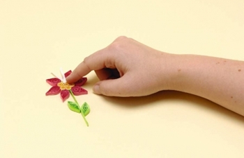 Quilling flores de papel para principiantes