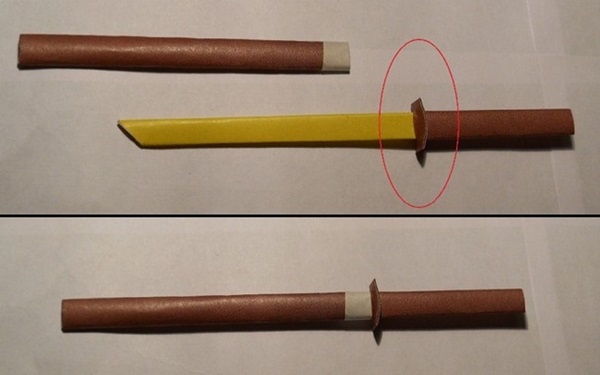 Cómo hacer una espada del papel con tus propias manos