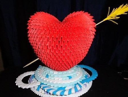 Cómo hacer papiroflexia desde el corazón de papel, video