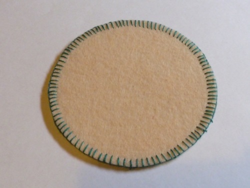 Broche de fieltro
