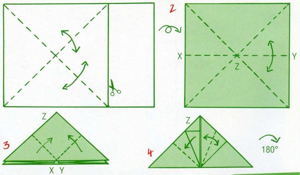 Cómo hacer un avión de papel en etapas