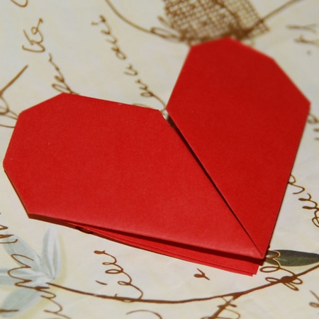 Cómo hacer un corazón de papel