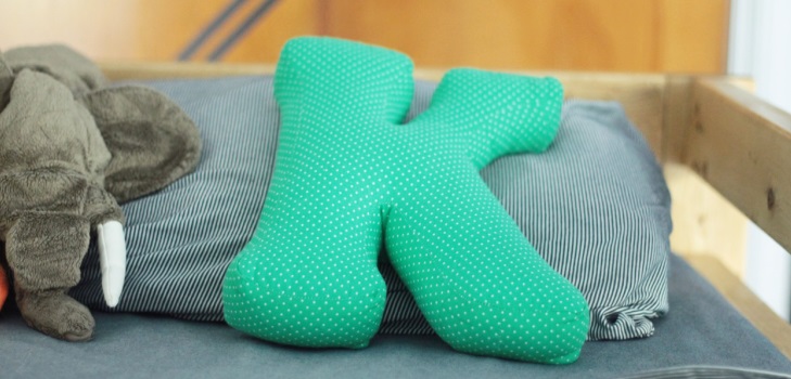 Carta de almohada con sus propias manos