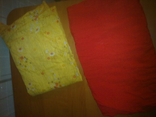 Carta de almohada con sus propias manos