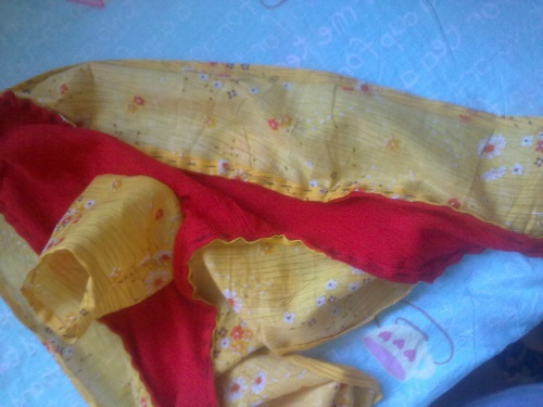 Carta de almohada con sus propias manos