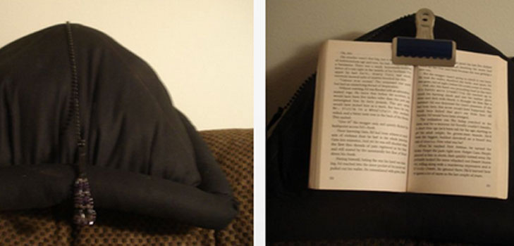  soporte de almohada para libros
