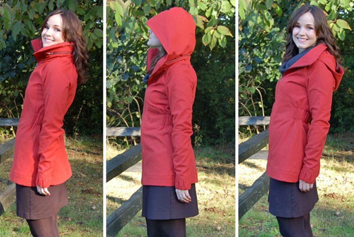 Cómo coser una chaqueta calentada con una capucha